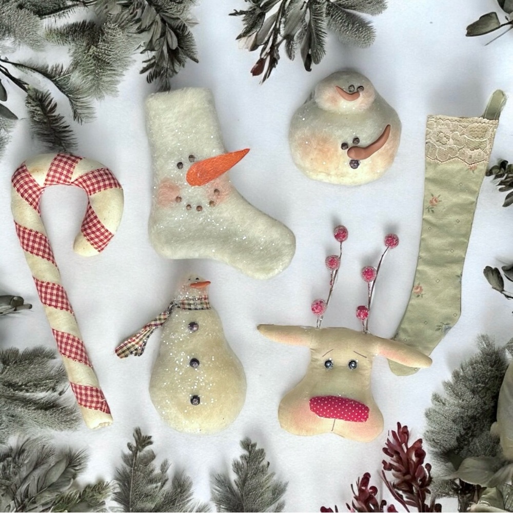 Handcrafted Rustic Christmas Set - Picture 1 of 13